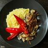 Бефстроганов с пюре в Bocca Bar по цене 570