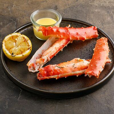 Запеченные фаланги краба с голландским соусом в Кукумбер по цене 5100