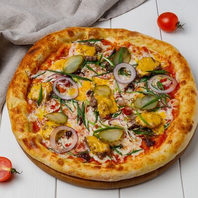 Пицца Мясная в Massimo Pizzeri по цене 730 ₽