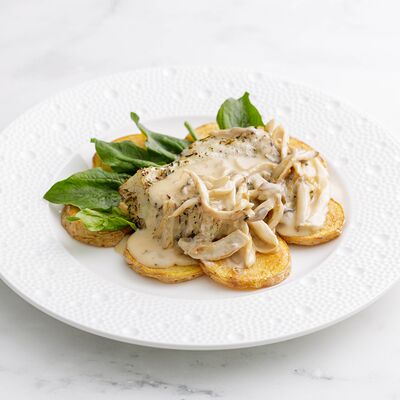 Треска с картофелем и вешенками в Letto по цене 1450 ₽