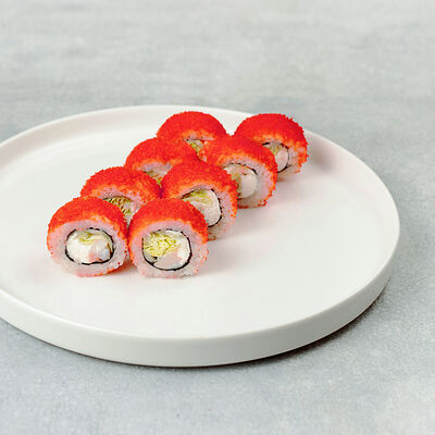 Калифорния с креветкой в Мэджик ролл по цене 629 ₽