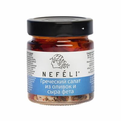 Греческий салат Nefeli из оливок и сыра фета в Греческая таверна Порто Миконос по цене 590 ₽