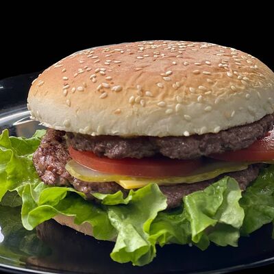 Гамбургер Дабл дабл в Булка и Мясо по цене 890 ₽