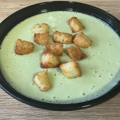 Крем-суп из брокколи и цветной капустыв Пресня Бургер по цене 270 ₽