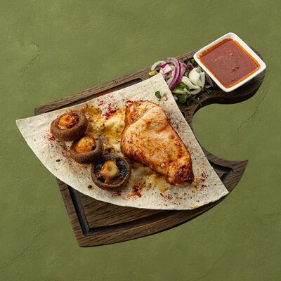 Шашлык из мякоти индейки в Шашлычара по цене 490 ₽