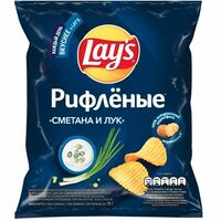  Чипсы Lays рифленые «Сметана и лук» в Кинотеатр Люксор