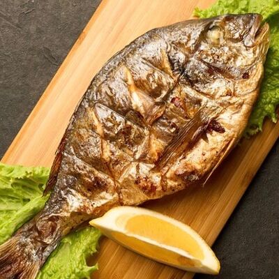 Дорадо на мангалев БУФЕТ 24 по цене 1050 ₽