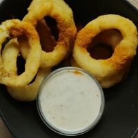 Луковые кольца в IPA beer cafe