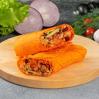 Шаурма с курицей в сырном лаваше в Meat Street по цене 280 ₽