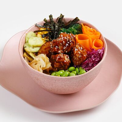 Азиатский боул с курицей терияки в Coffee Boom по цене 750 ₽