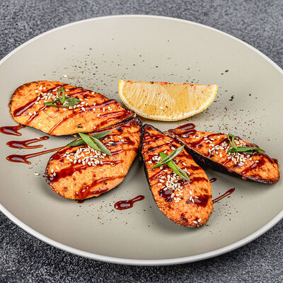 Запеченные мидии классические в Pizza Lavka по цене 499 ₽