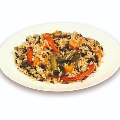 Рис отварной с овощами в Березка по цене 101 ₽