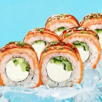 Логотип Вкус и лосось