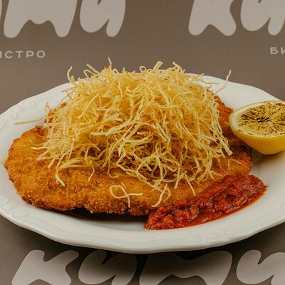 Шницель куриный с картофелем пай в Кими по цене 720 ₽