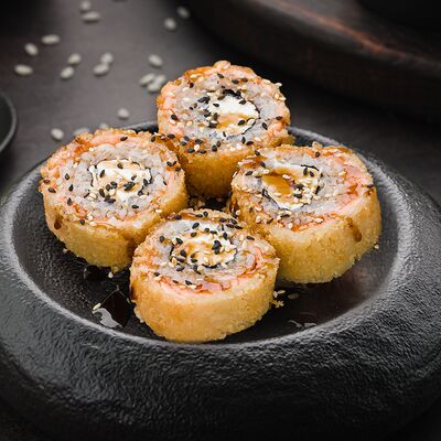 Ролл Жареная Филадельфия (половина) в Рыба закусывала по цене 629 ₽