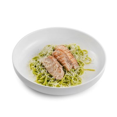 Паста с песто и курицей в Garden Coffee по цене 469 ₽