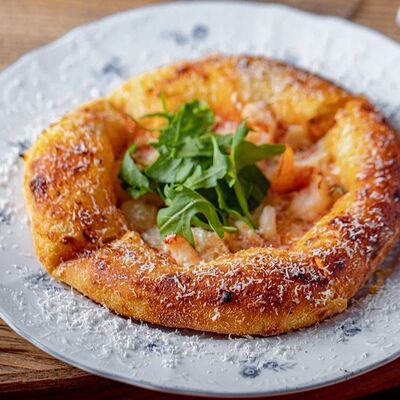 С гребешком и креветками в Ava bistro по цене 850 ₽