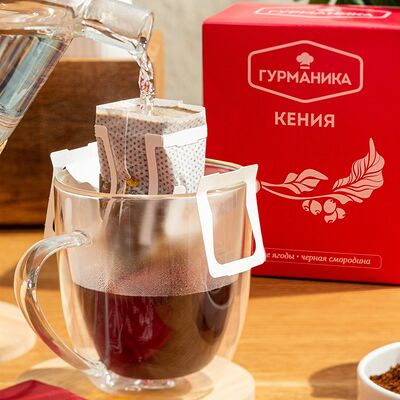 Кофе в дрип пакетах Кения в Магбургер №035 по цене 0 ₽