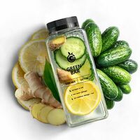 Detox вода лимон-огурец-имбирь в GreenBar