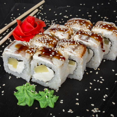 Ролл Экзотик с угрем в Аквасуши по цене 389