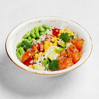 Поке с лососем 290 гр в ПиццаФабрика по цене 830 ₽