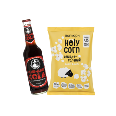 Сладко-соленый попкорн и Клуб-Матэ Кола в Готово китчен по цене 270 ₽