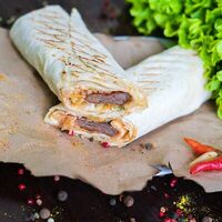 Люля-кебаб в лаваше с овощами в Дастархан