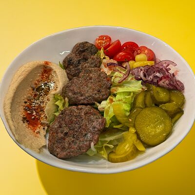 Боул с кефте из баранины в Pro Pita по цене 750 ₽