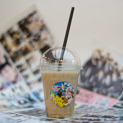 Черный MilkTea в Kitsune Cafe по цене 180 ₽