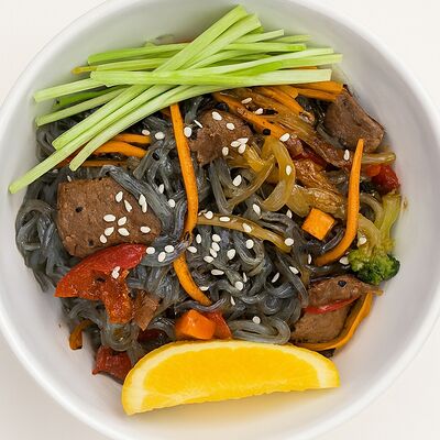 Вок с молочной сосиской в Panga Banga по цене 650 ₽