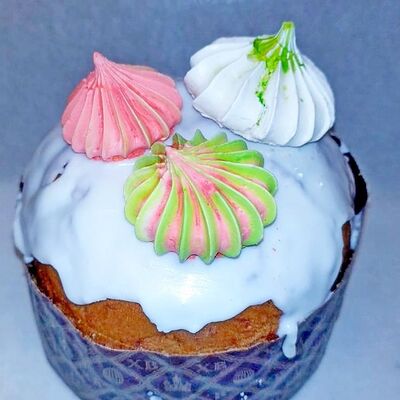 Пасхальный творожный кулич малыйв Хлеборезов по цене 99 ₽