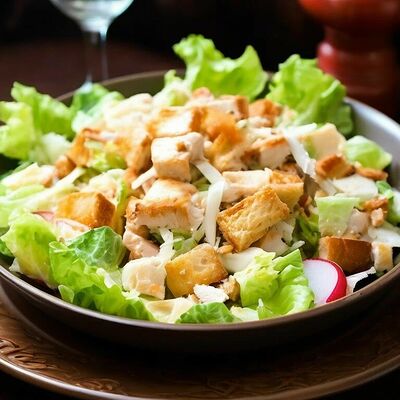 Цезарь с курицей в Уголок вкуса №1 по цене 275 ₽