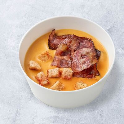 Сырный крем-суп с беконом в Vaffel по цене 490 ₽