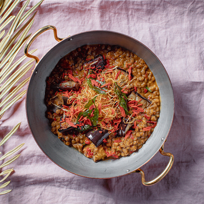 Чечевица с баклажанами в Чайхона №1 Васильчуки по цене 470 ₽