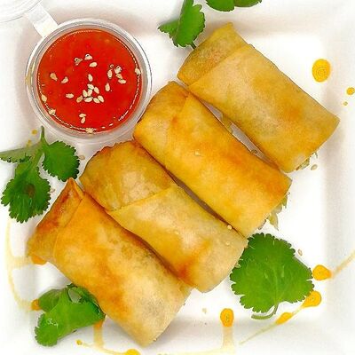 Спринг-ролл с креветкамив Bamboo по цене 750 ₽