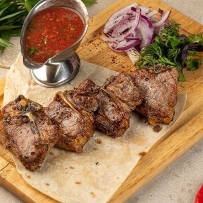 Шашлык из бараньих яблочек в ШашлыкКебаб Бутово по цене 1200 ₽