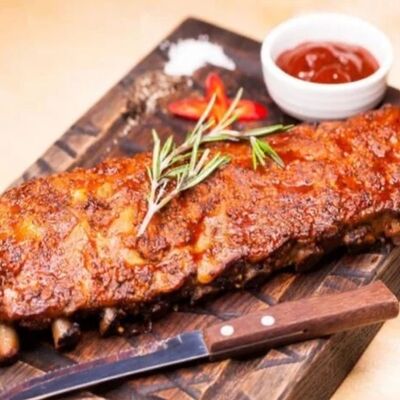 Свиные ребрышки Патронташ в Пандок по цене 565 ₽