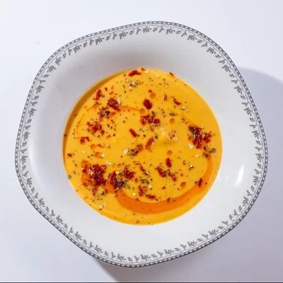 Тыквенный крем-суп в Хачапури тетушки Марико по цене 455 ₽