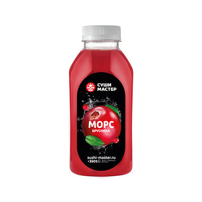 Морс брусника в Суши Мастер по цене 99