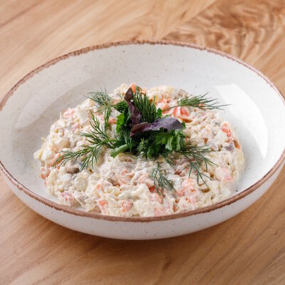 Оливье с индейкой в ПуриПури по цене 460 ₽