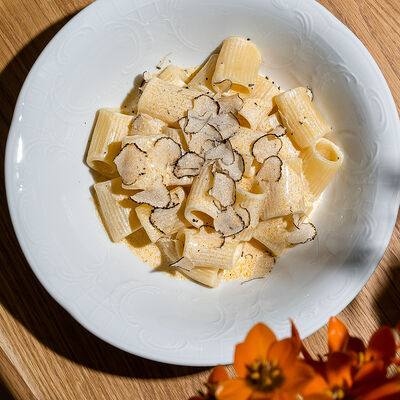 Ригатони с трюфелем в Omela по цене 1740 ₽