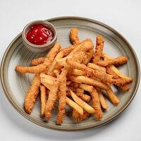 Куриный хворост с картошкой фри в Unit