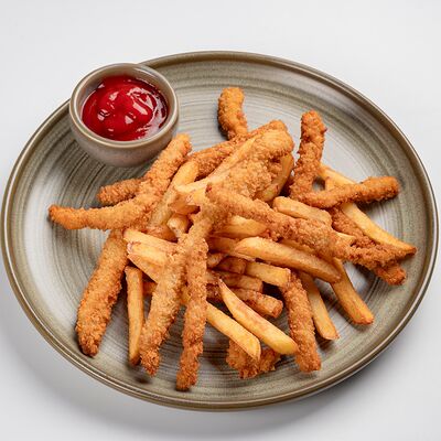 Куриный хворост с картошкой фри в Unit по цене 480 ₽