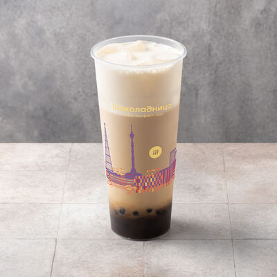 Милк бабл ти Ассам с тапиокой и сырной пеной в Шоколадница по цене 390 ₽