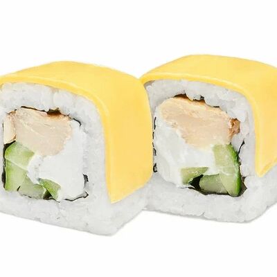 Запеченный чеддер в Вьюнов ролл по цене 700 ₽