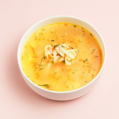 Бульон куриный с лапшой в Кекслав по цене 320 ₽