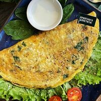 Омлет со шпинатом в TISHINCOFF