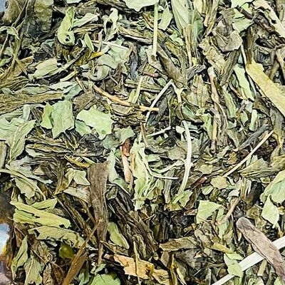Зеленый с мятой, чай листовой зеленый ароматизированный в Зелёный Домик по цене 125 ₽