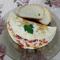 Омлет с овощами в Осетринка