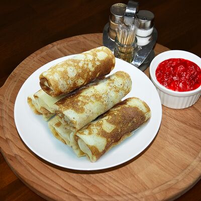 Блинчики с творогом в Пельменная №1 по цене 230 ₽